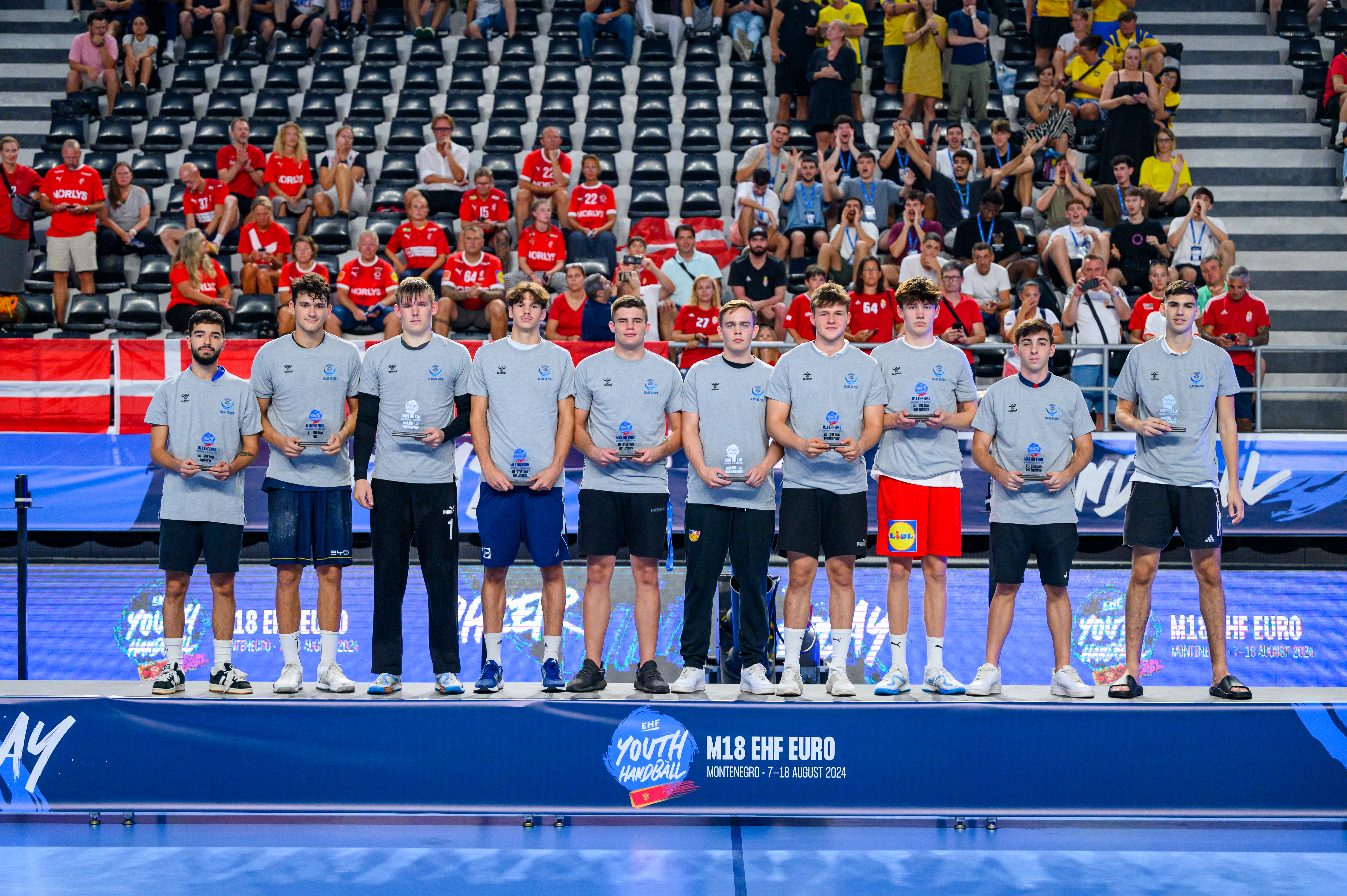 Nine nations represented in Men's EHF EURO 2024 All-star Team