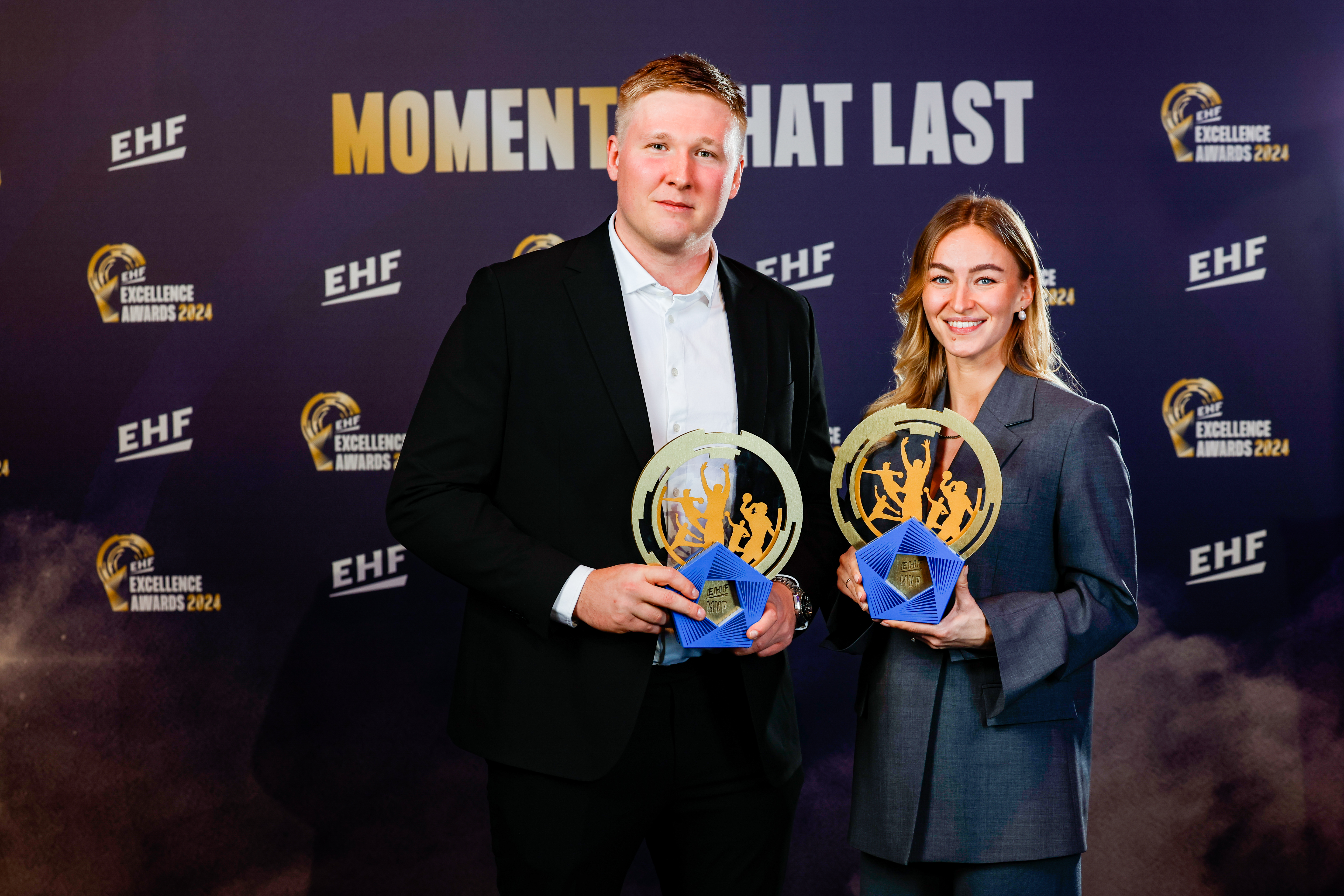 Stine Oftedal Dahmke and Emil Nielsen revealed as MVPs at Excellence Awards